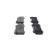 Kit de plaquettes de frein, frein à disque BP1264 Bosch, Vignette 5