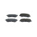 Kit de plaquettes de frein, frein à disque BP1265 Bosch, Vignette 2