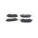 Kit de plaquettes de frein, frein à disque BP1265 Bosch, Vignette 4