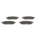 Kit de plaquettes de frein, frein à disque BP1278 Bosch, Vignette 6