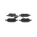 Kit de plaquettes de frein, frein à disque BP1280 Bosch, Vignette 4