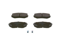 Kit de plaquettes de frein, frein à disque BP1283 Bosch