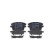 Kit de plaquettes de frein, frein à disque BP1284 Bosch, Vignette 4