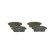 Kit de plaquettes de frein, frein à disque BP1284 Bosch, Vignette 8