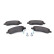Kit de plaquettes de frein, frein à disque BP1287 Bosch