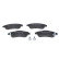 Kit de plaquettes de frein, frein à disque BP1287 Bosch, Vignette 2