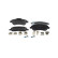 Kit de plaquettes de frein, frein à disque BP1287 Bosch, Vignette 4