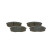 Kit de plaquettes de frein, frein à disque BP1288 Bosch, Vignette 8