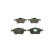 Kit de plaquettes de frein, frein à disque BP1298 Bosch, Vignette 2
