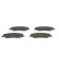 Kit de plaquettes de frein, frein à disque BP1300 Bosch, Vignette 6