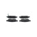 Kit de plaquettes de frein, frein à disque BP1302 Bosch, Vignette 6