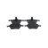 Kit de plaquettes de frein, frein à disque BP1307 Bosch, Vignette 2