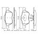Kit de plaquettes de frein, frein à disque BP1319 Bosch, Vignette 7