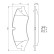 Kit de plaquettes de frein, frein à disque BP1330 Bosch, Vignette 6