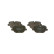 Kit de plaquettes de frein, frein à disque BP1331 Bosch