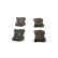 Kit de plaquettes de frein, frein à disque BP1345 Bosch, Vignette 3