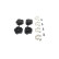Kit de plaquettes de frein, frein à disque BP1354 Bosch, Vignette 3