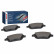Kit de plaquettes de frein, frein à disque BP1360 Bosch, Vignette 7