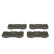 Kit de plaquettes de frein, frein à disque BP1362 Bosch, Vignette 6