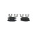 Kit de plaquettes de frein, frein à disque BP1366 Bosch, Vignette 4