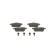 Kit de plaquettes de frein, frein à disque BP1373 Bosch, Vignette 6