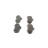 Kit de plaquettes de frein, frein à disque BP1374 Bosch, Vignette 2