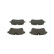 Kit de plaquettes de frein, frein à disque BP1381 Bosch, Vignette 3