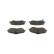 Kit de plaquettes de frein, frein à disque BP1414 Bosch, Vignette 3