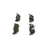 Kit de plaquettes de frein, frein à disque BP1424 Bosch, Vignette 4