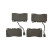 Kit de plaquettes de frein, frein à disque BP1460 Bosch, Vignette 5