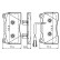Kit de plaquettes de frein, frein à disque BP1460 Bosch, Vignette 7