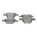 Kit de plaquettes de frein, frein à disque BP1470 Bosch