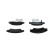Kit de plaquettes de frein, frein à disque BP1498 Bosch, Vignette 4