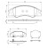 Kit de plaquettes de frein, frein à disque BP1498 Bosch, Vignette 6