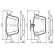 Kit de plaquettes de frein, frein à disque BP1503 Bosch, Vignette 7