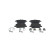 Kit de plaquettes de frein, frein à disque BP1509 Bosch, Vignette 2