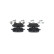 Kit de plaquettes de frein, frein à disque BP1509 Bosch, Vignette 4