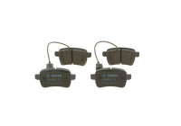 Kit de plaquettes de frein, frein à disque BP1594 Bosch