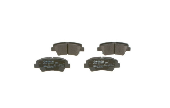 Kit de plaquettes de frein, frein à disque BP1643 Bosch