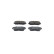 Kit de plaquettes de frein, frein à disque BP1683 Bosch, Vignette 4