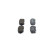 Kit de plaquettes de frein, frein à disque BP1683 Bosch, Vignette 5