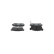Kit de plaquettes de frein, frein à disque BP1695 Bosch, Vignette 6
