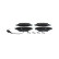 Kit de plaquettes de frein, frein à disque BP1699 Bosch, Vignette 8