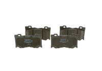 Kit de plaquettes de frein, frein à disque BP1702 Bosch