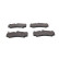 Kit de plaquettes de frein, frein à disque BP1704 Bosch