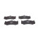 Kit de plaquettes de frein, frein à disque BP1704 Bosch, Vignette 2