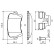 Kit de plaquettes de frein, frein à disque BP1746 Bosch, Vignette 7