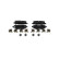 Kit de plaquettes de frein, frein à disque BP1760 Bosch