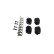 Kit de plaquettes de frein, frein à disque BP1760 Bosch, Vignette 4
