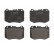 Kit de plaquettes de frein, frein à disque BP1786 Bosch